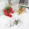 Christmas Bowknot with Bells for Christmas Tree Hanging Ornament Christmas Decoration Pendant Baubles Wedding Party Gift