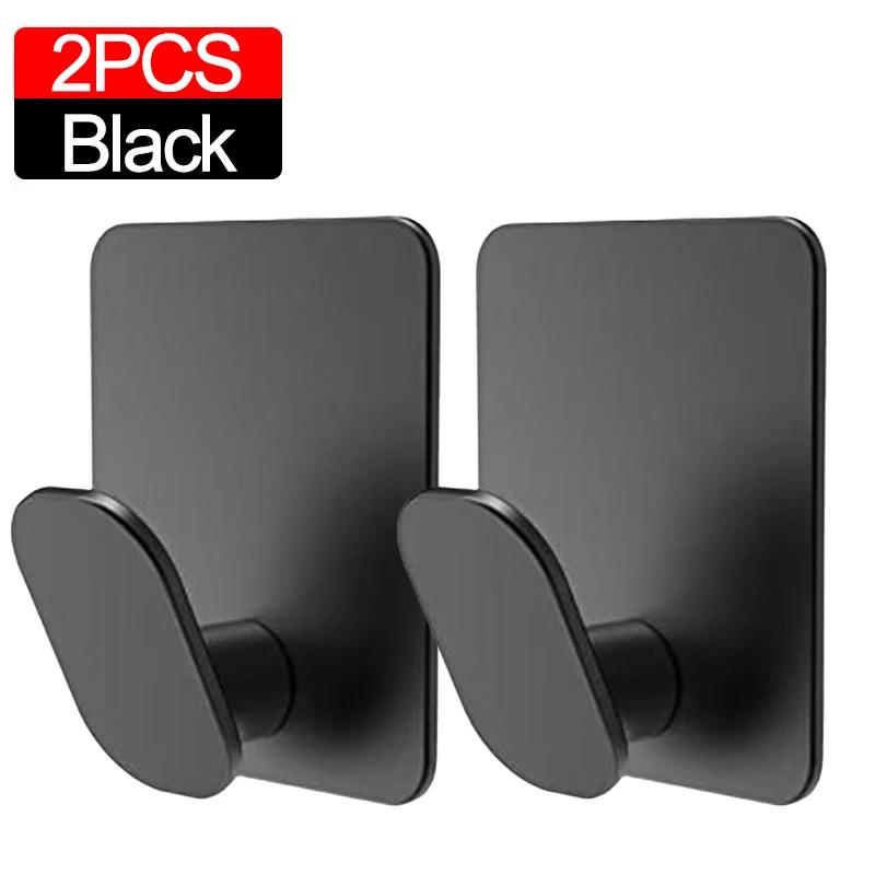 10/1 шт. Настенные крючки из нержавеющей стали Крючок для халата в ванной Самоклеящийся Держатель для ключей Вешалка для одежды Держатель для полотенец Кухонный Крючок для ванной Многоцелевой