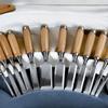 12-Piece Professional Wood Carving Chisel Set with Comfort Grip Beech Handles - Essential Detail Tools for DIY Woodworking