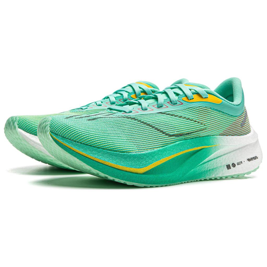 Кроссовки женские Li Ning Feidian 4 Challenger Carbon Plate Light-Green Yellow ARMU006-8