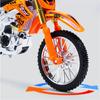 1/10 Kawasaki KX450 Alloy Sports Motorcycle Model Diecast Metal Street Crosscountry Racing Motorcycle Model High Simulation Kids Toy Gift