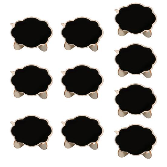 Мини-знак на доске с подставкой, деревянная настольная доска, многоразовая односторонняя маленькая доска для сообщений, свадебная вечеринка, мероприятия