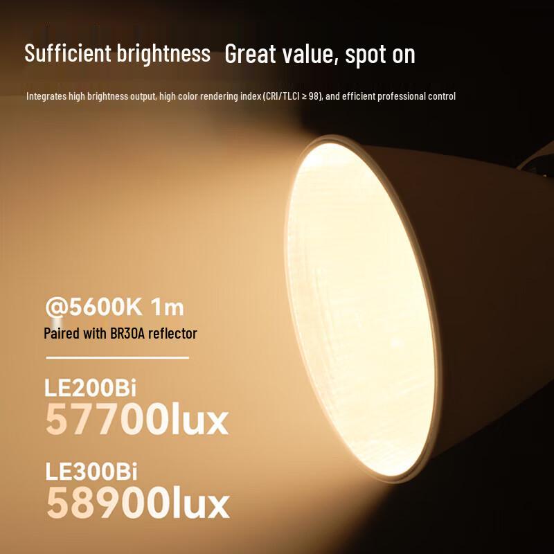 Godox LE200Bi Bi-Color LED Video Light Kit with 60x90cm Softbox