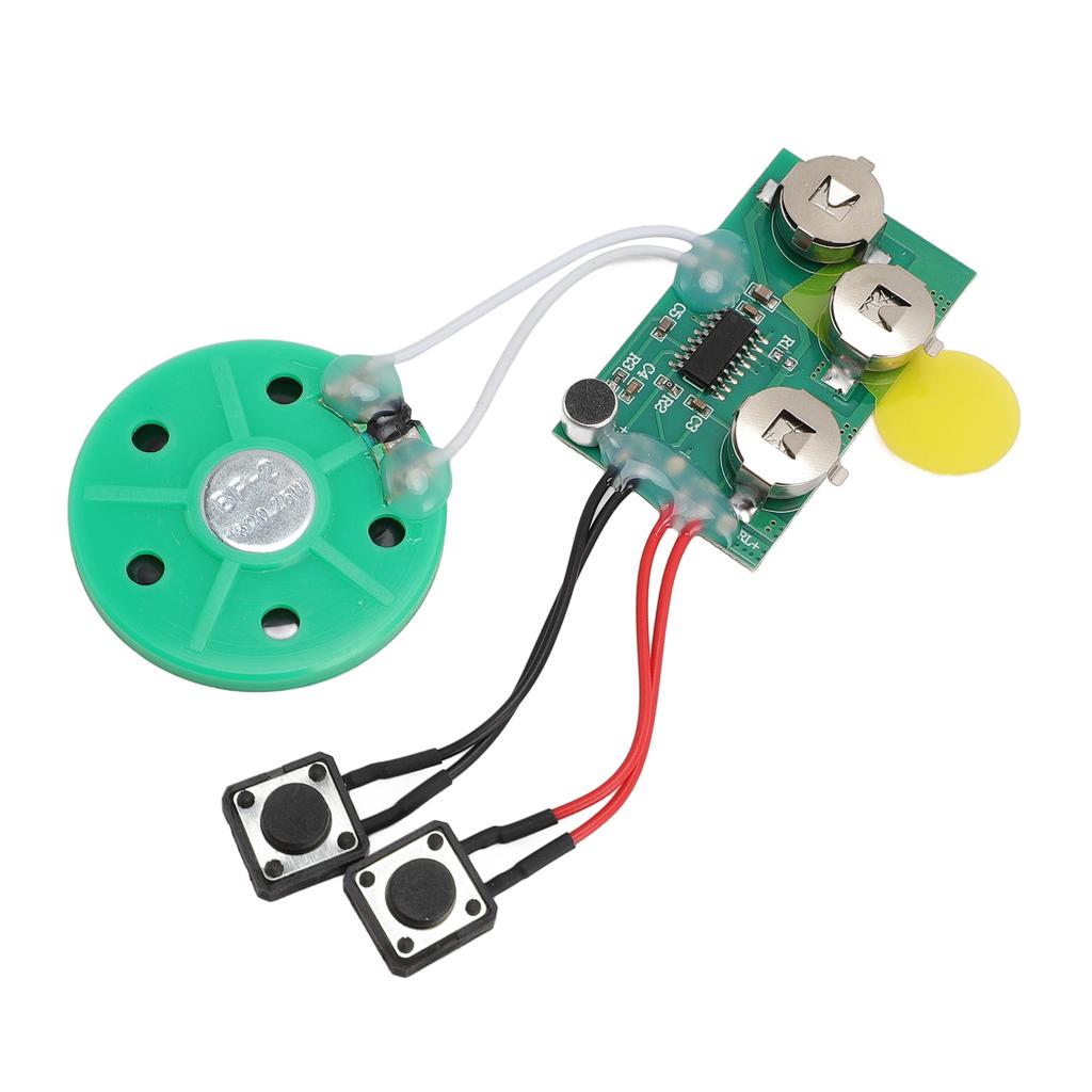 Sound Recorder Module with Speaker 120 Seconds Music Or Voice Recording Module for Greeting Card