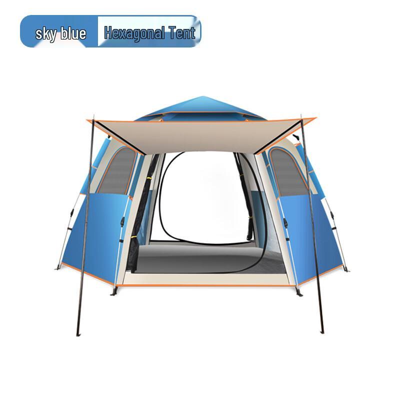 Thickened Automatic Hexagonal Outdoor Camping Tent