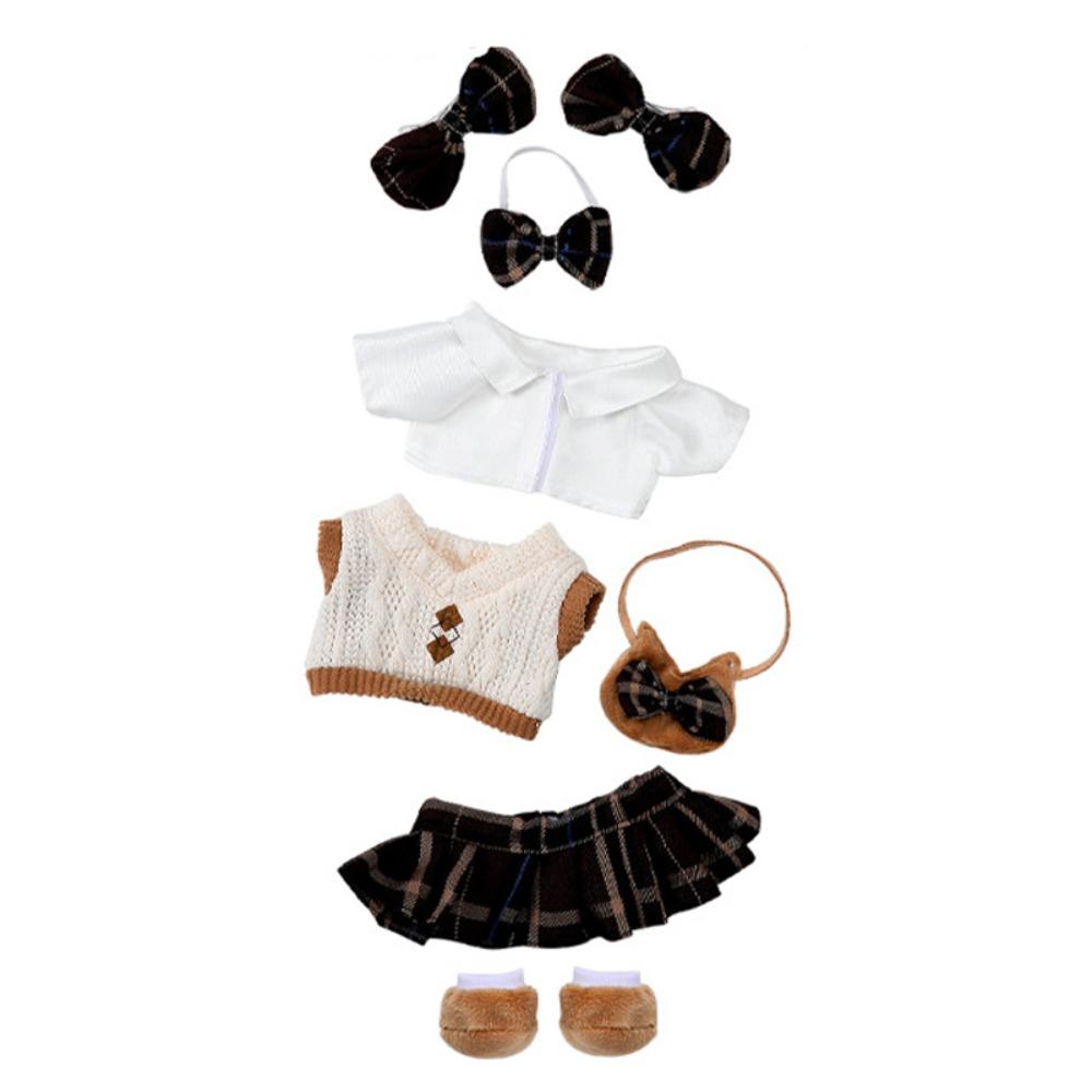 1 комплект Платье принцессы 20 см Одежда для хлопковой куклы Мода Одежда для куклы без атрибутов 20 см Хлопковая кукла