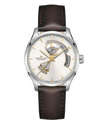 Автоматические часы Hamilton Jazzmaster Skeleton H32675551 Мужские с официальной гарантией (Официально импортировано)