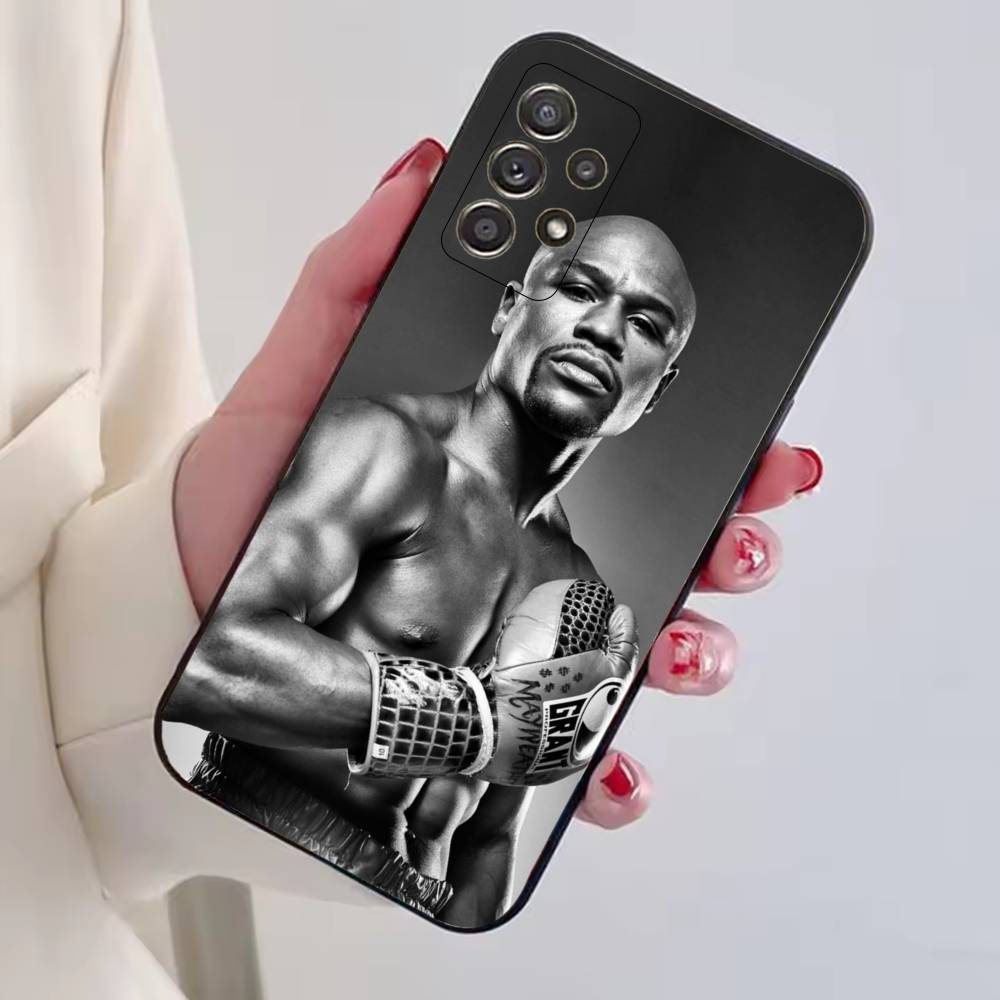 Боксерский чехол для телефона Floyd Mayweather-FM Черный Силиконовый Мягкий Для Samsung S25,S24,S21,S22,S23,S30,Ultra,S20,Plus,Fe,Lite