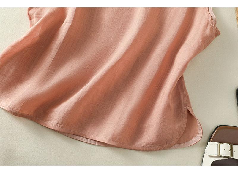 Женский летний ретро топ-жилет без рукавов на пуговицах 2025