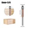 Double Bearing Flush Trim Bit Router Bit Professional Woodworking Milling Cutter For Wood Bit Face Mill 6mm 1/4in Shank