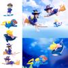 Multicolor Aquarium Ornament Cartoon Witch Desktop Knicak-knack Craft Micro Figurine