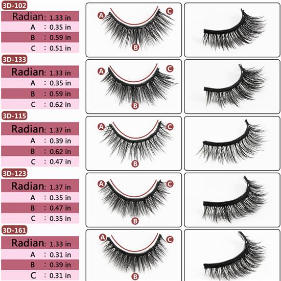 5 пар 3D магнитной подводки для глаз, набор жидких накладных ресниц, магнитные ресницы, водостойкий стойкий макияж