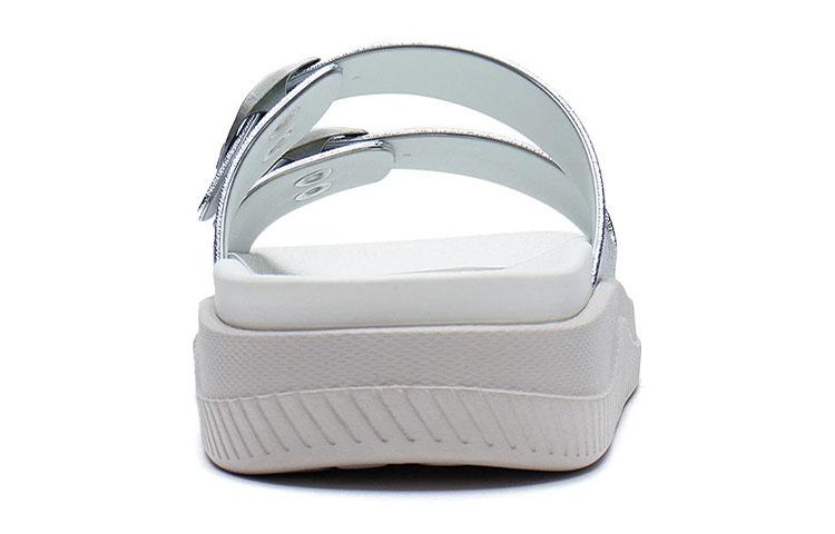 Li Ning Clap EVA Slide Slippers Women's Silver AGAS004-2