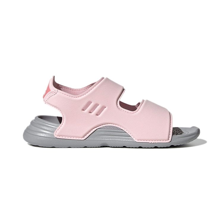 Adidas Плавательные сандалии Space Leather Удобные Амортизирующие Прочные Детские сандалии Детские сандалии Розовые FY8937