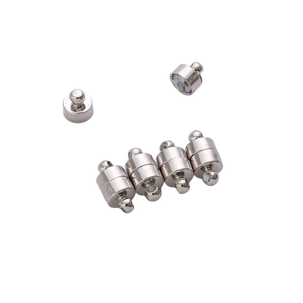 Copper Cylindrical Magnetic Buckle For DIY Jewelry Making Craft Accessories