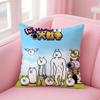 Аниме T-The B-Battle Cats Наволочка Удобная Двусторонняя Наволочка Идеально для Автомобиля Дивана Спальни и Многого Другого