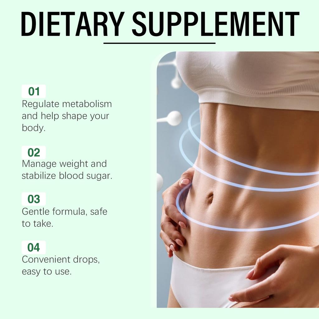 Body Shaping Balance Drops, концентрированная сыворотка Moringa Drops, стимулирующие капли, 2 мл