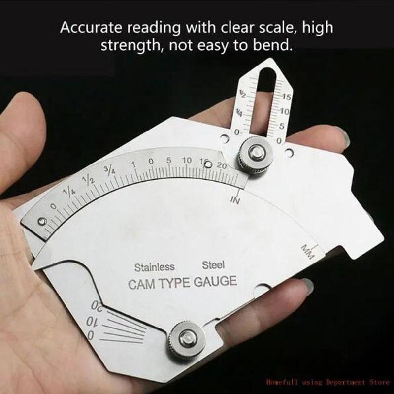 Прецизионные мостовые кулачковые калибры Многофункциональные сварочные калибры Четкая шкала для измерения усиления сварного шва и длины катета