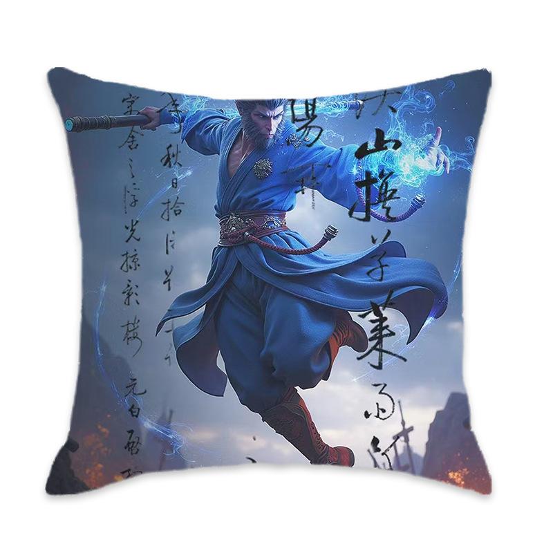 Подушки из серии New Black Myth Wukong Удобные и мягкие подушки для автомобиля, дома, спальни, прикроватные подушки, подушки