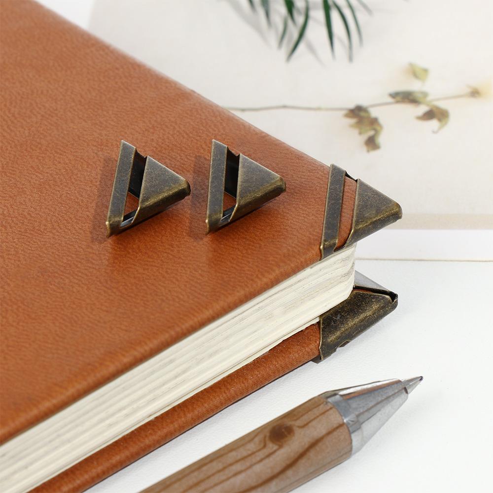 Поделки Украшение книг Меню Защитные уголки для книг Аксессуары для скрапбукинга Металлические уголки Фотоальбомы