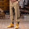 Летние рабочие брюки мужские свободные тонкие завязки для ног нишевые повседневные брюки