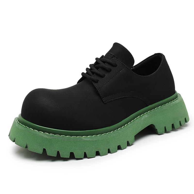 Модная мужская летняя маленькая кожаная обувь с кисточками, модная платформа, новый тренд, универсальная, японская, корейская, деловая, повседневная обувь, костюмная мужская обувь