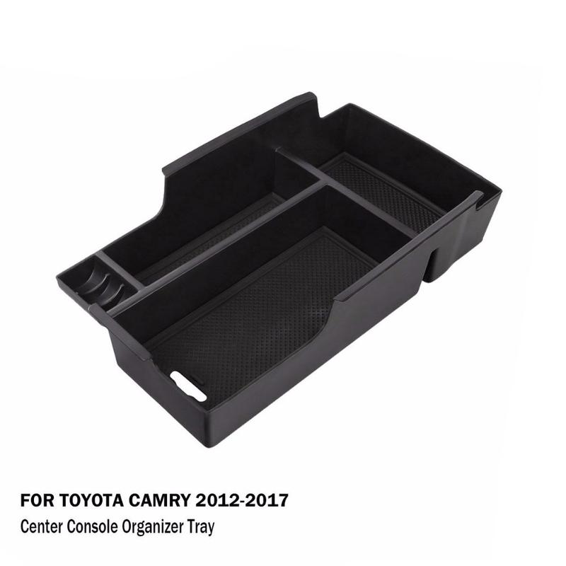 Car Center Console Tray Control Armrest Box Storage Box Storage Box For Toyota Camry 2012-2017
