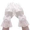 Short Lace Gloves Bow Knot Dance Gloves Creative Children's Wedding Gloves  Holiday