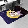 Office Rug Moon, Star Anti-Slip Rug, Machine Washable for Living Room, Bedroom, Office, Multiple Sizes, Bedroom Mat, Decorative Mat, Durable Mat, Livi