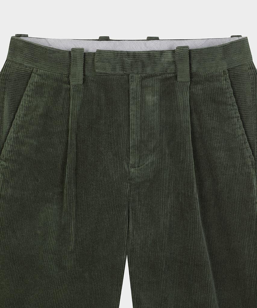 BROOKS BROTHERS Традиционный крой 8W Вельветовые брюки (оливковый) (Bbpcmm6920Kew)