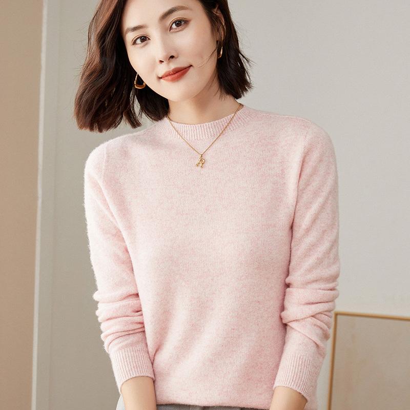 Женский свитер из 100% мериносовой шерсти, СОВРЕМЕННЫЙ НОВЫЙ кашемировый свитер SAGA, вязаный пуловер, зимний теплый женский джемпер, вязаный топ