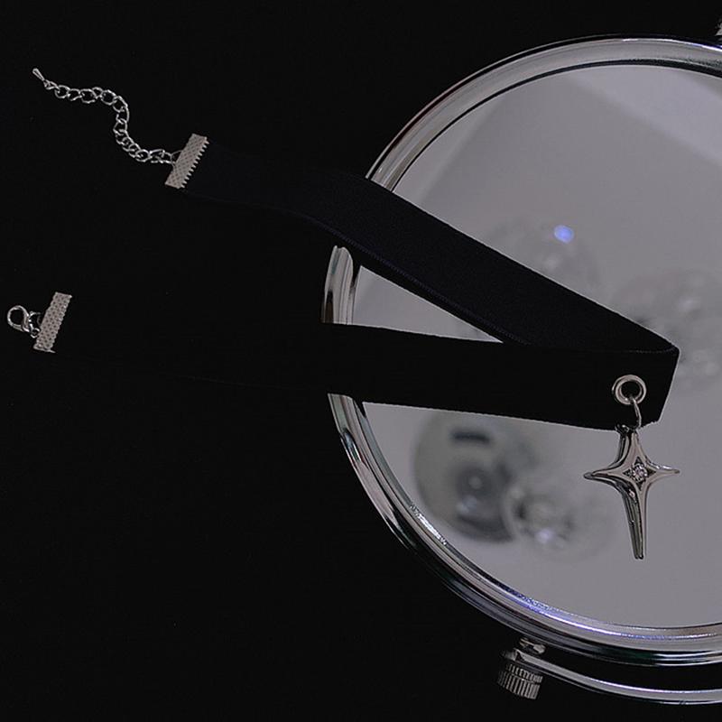 Корейский стиль модное колье-чокер для женщин винтажная готическая ключичная цепочка с подвеской в виде луны для девушек шейные украшения аксессуары