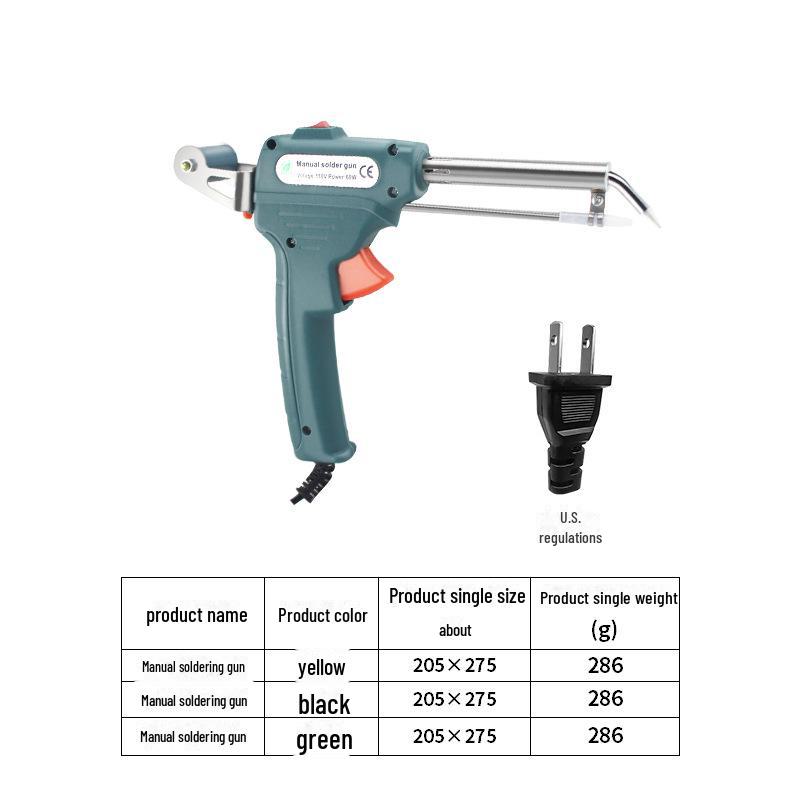 Паяльник с внешним нагревом мощностью 60 Вт для ремонта печатных плат и светодиодных лент