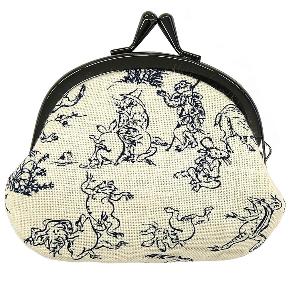 Застежка Maruzen Choju Jinbutsu Giga Sekiga 12 x x 3 см кошелек 3,3 дюйма японского производства, (Картина Чодзю), белый, 10.5