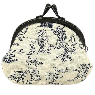 Застежка Maruzen Choju Jinbutsu Giga Giga 12 x x 3 см Японский кошелек 3,3 дюйма, (Картина Чодзю), белый, 10.5