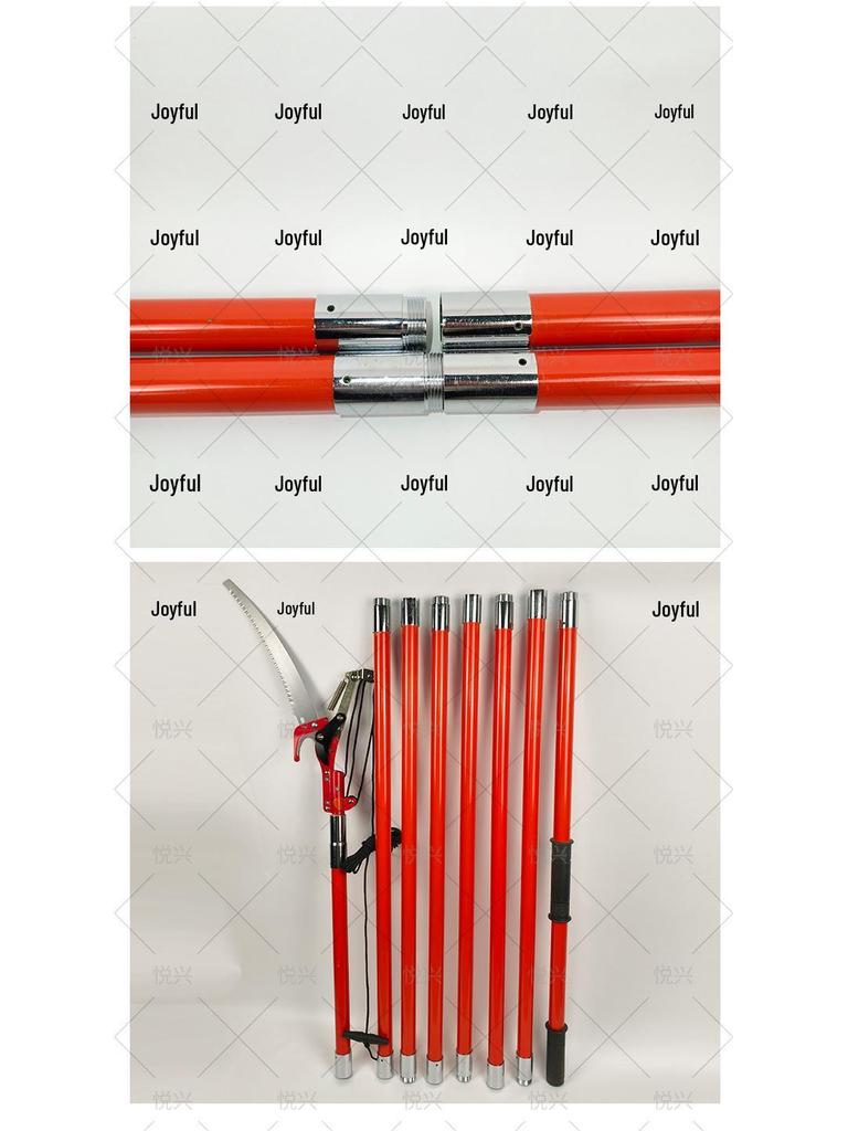 Телескопический сучкорез: Садовые ножницы и пила для работы на высоте с ветками 3-7 метров
