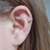 Silver 925 Strawberry Cubic Piercing (S6826502)