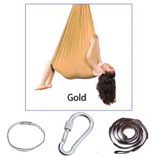 150x280 см, полный комплект, детское домашнее подвесное сиденье-качели, гамак для йоги, фитнеса, нейлоновая эластичная терапия, обёрточная бумага для объятий, воздушная йога