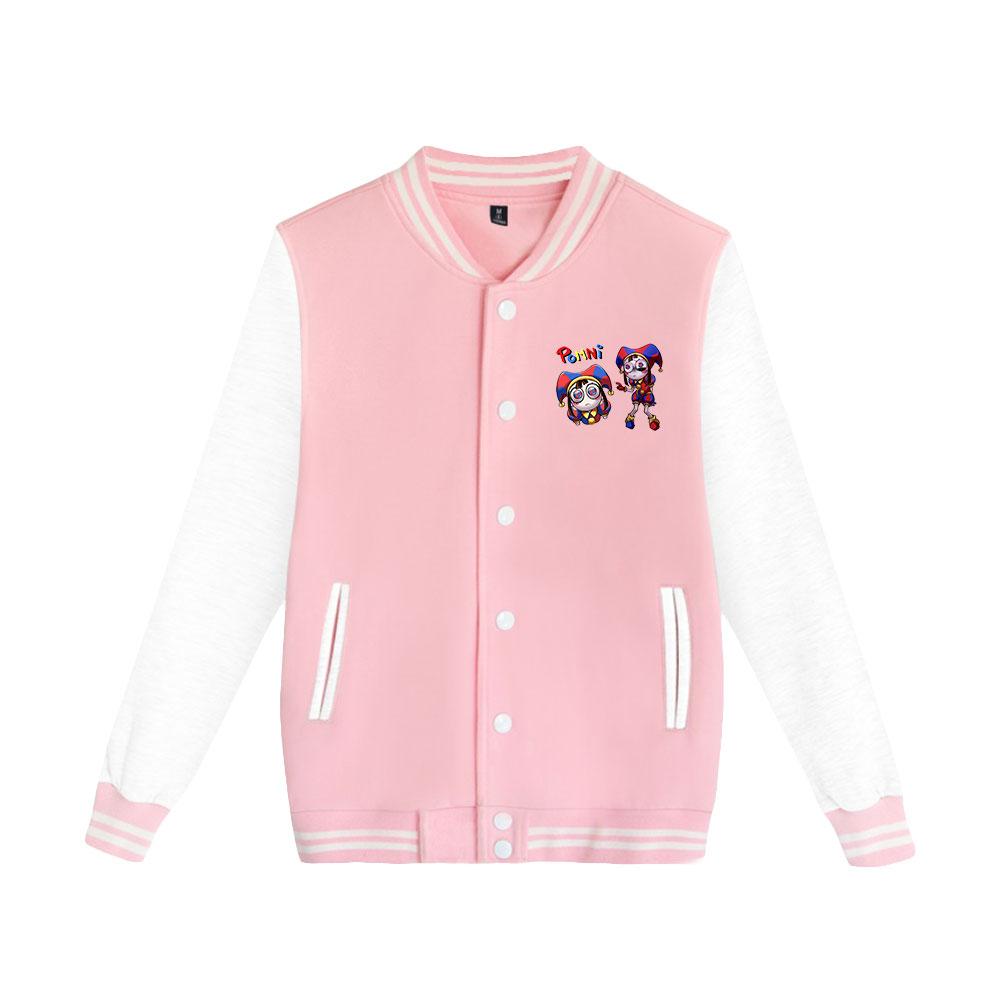 Fashion The Amazing Digital Circus Baseball Jacket Men Women Hip Hop Harajuku Jackets Streetwear Kids Boys Girls Loose College Coats