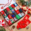 Sock Advent Calendar 2025 24 Days Christmas Countdown Calendar 12 Pairs Holiday Surprise Cotton