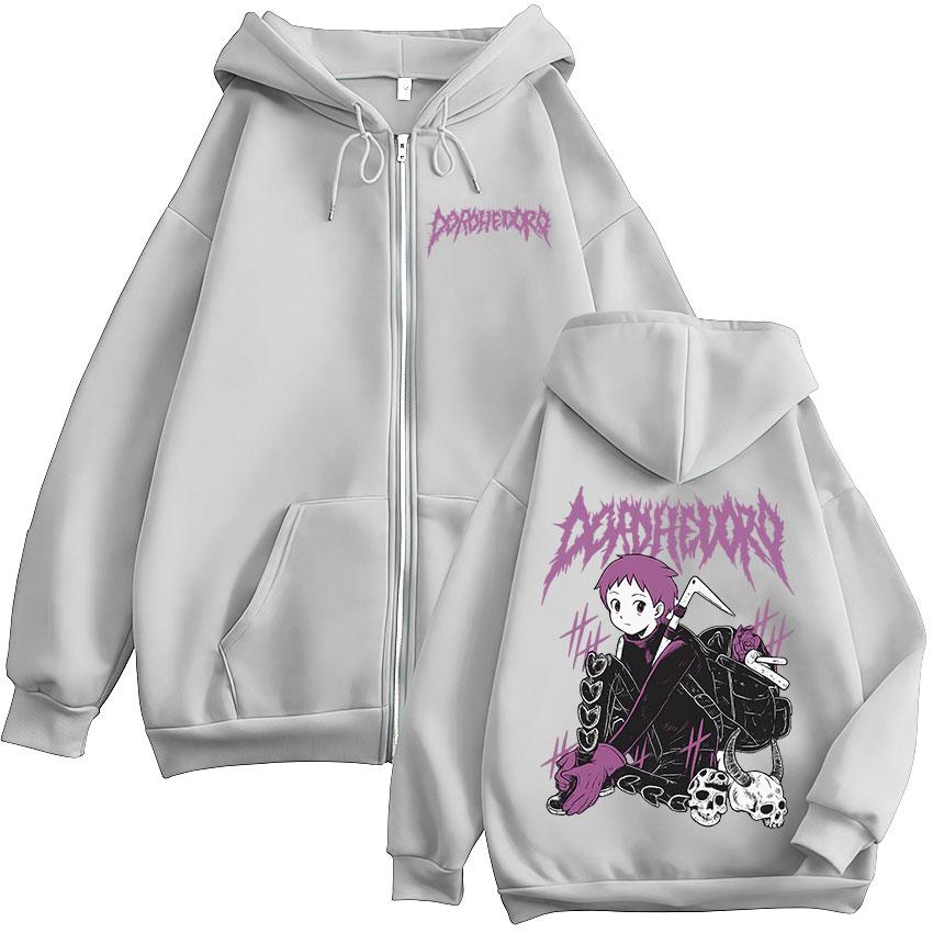 Аниме Dorohedoro Толстовки на молнии Эбису Ной Никайдо Кайман Манга Толстовки Мужские Женские Харадзюку С длинным рукавом Оверсайз Куртки Пальто