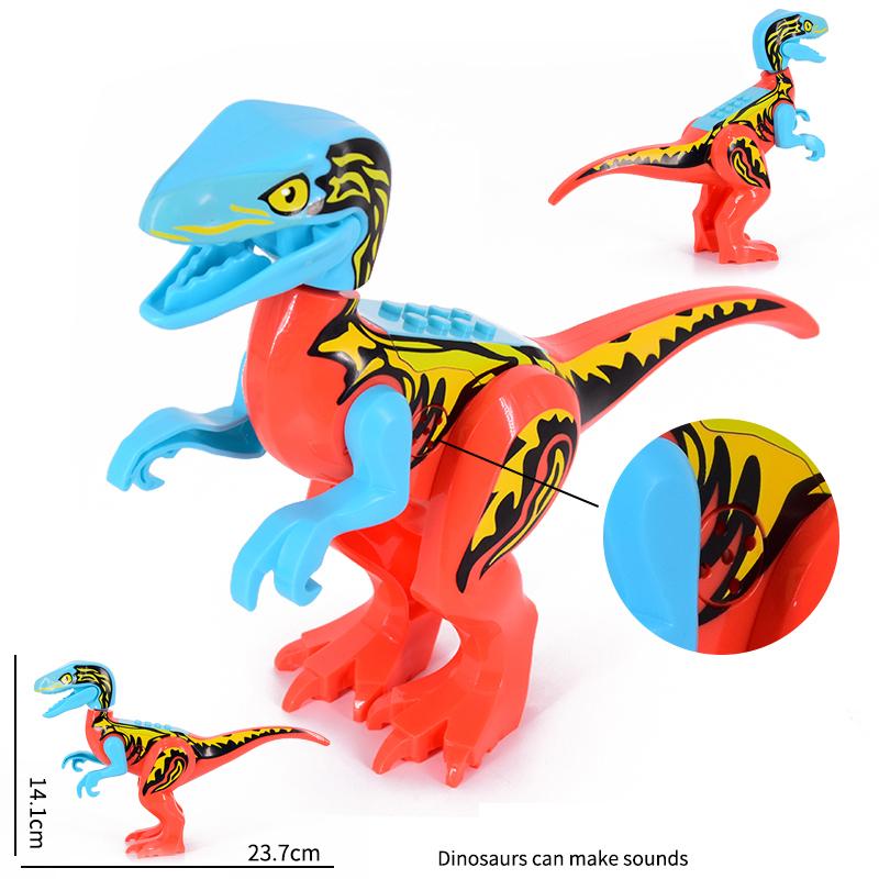 MOC Мир Динозавров Юрского Периода Брахиозавр Строительные Наборы Кубики Кирпичики Фигурки Динозавров Раптор Парк Динозавров Игрушки для детей подарки