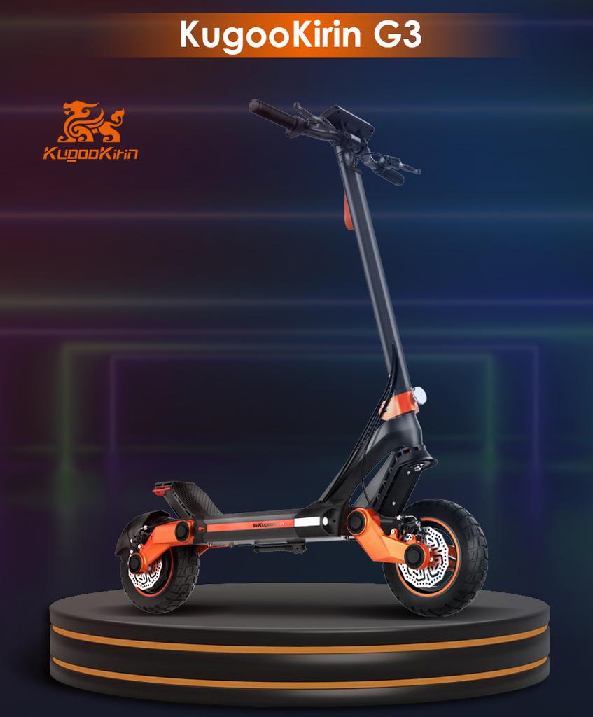 Электрический самокат Kugookirin G3 для взрослых, мощный мотор 1200 Вт, самокат 60 км с электронным ЖК-дисплеем, электрический степ-гироскутер