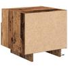 Nightstand with Drawers Reclaimed Wood Look 40 x 39 x 37 cm Engineered Wood