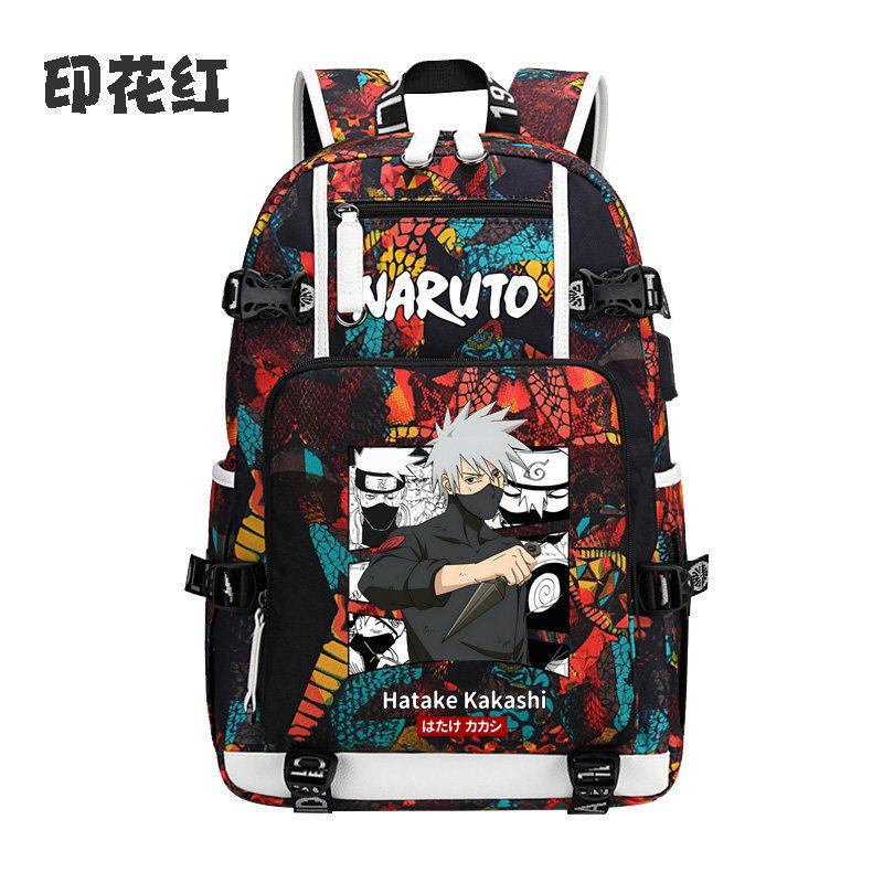 Naruto Anime Backpack Lightweight Ergonomic Lumbar Support Large Capacity for Students