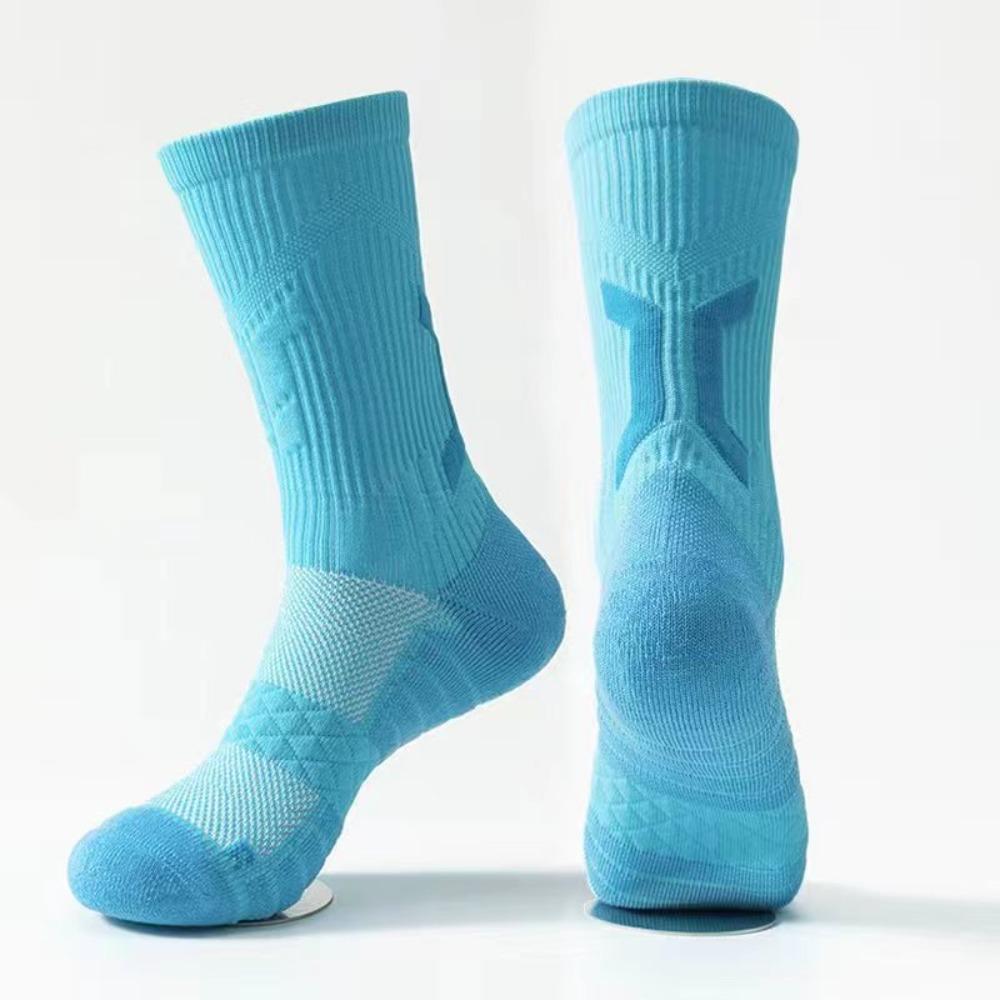 1Pair Towel Sports Socks Breathable Compression Socks New Pressure Sock  Men Women
