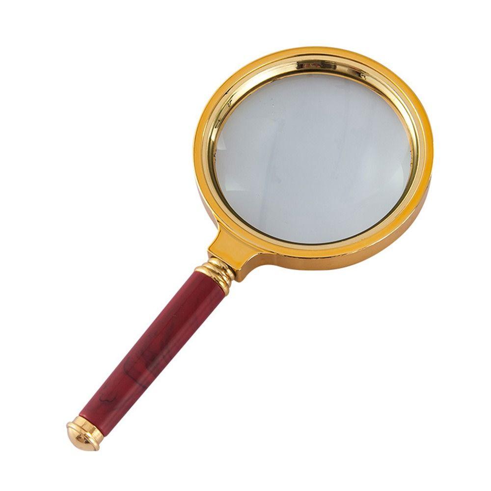 High Quality 70/80/90/100mm HD Handheld Reading Jewelry Magnifiers Magnifying Glass Lens Microscope