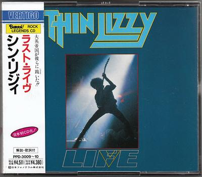 CD THIN LIZZY - Life - Live PPD300910 Vertigo 1990 Япония Рок Б/У