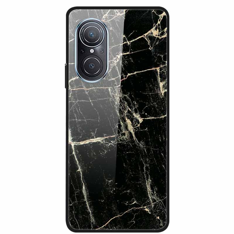 Чехол для Huawei Nova 9 10 Мраморное закаленное стекло Задняя крышка Жесткая для Huawei Nova9 10 SE Чехол Nova10 Ударопрочный Funda Coque