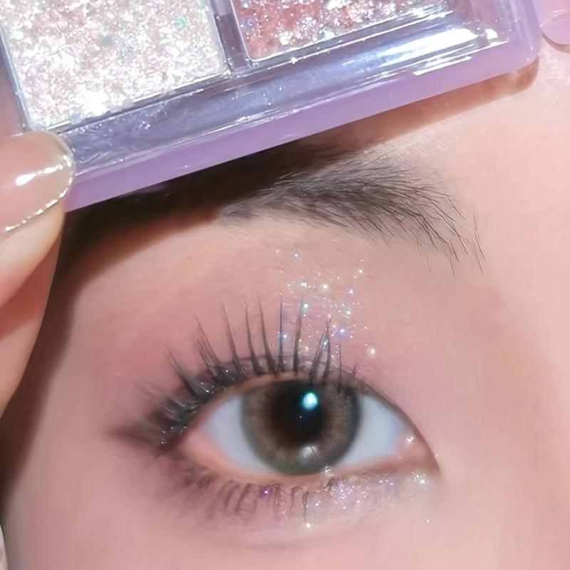 Цементно-серый холодный цвет Дымчатая четырехцветная палитра теней для век Надувной макияж глаз Стойкий макияж Палитра теней для век